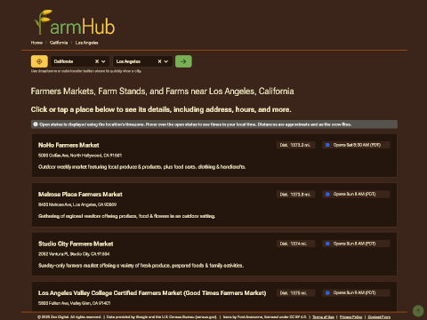 FarmHub website preview